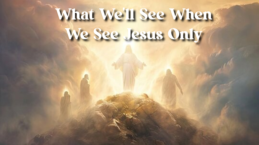 What We'll See When We See Jesus Only